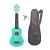 Đàn Ukulele Soprano 35A15 tặng kèm bao da, capo - Xanh ngọc