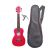 Đàn Ukulele WOIM Concert kèm bao da và capo nâng tông - Màu đỏ