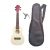 Đàn Ukulele WOIM Concert kèm bao da và capo nâng tông - Màu gỗ