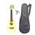 Đàn Ukulele WOIM Concert kèm bao da và capo nâng tông - Màu vàng