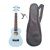 Đàn Ukulele WOIM Concert kèm bao da và capo nâng tông - Màu xanh dương