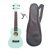 Đàn Ukulele WOIM Concert kèm bao da và capo nâng tông - Màu xanh ngọc