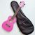Đàn Ukulele WOIM Concert kèm bao da - Màu hông đậm