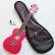 Đàn Ukulele WOIM Concert kèm bao da và máy lên dây điện tử - Màu đỏ