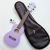 Đàn Ukulele WOIM Concert kèm bao da và máy lên dây điện tử - Màu tím