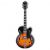 Ibanez Artcore AF75-BS Electric Guitar, Brown Sunburst