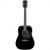 Ibanez PF15-BK Acoustic Guitar, Rosewood Neck, Black