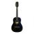 Đàn Guitarlele Guitar Mini Model Woim-30C Có 6 Dây Khoá Đúc Size 1/4 30 Inch Bằng Gỗ Nhập Khẩu-Đen