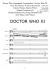 Doctor Who Soundtrack Compilation - Piano Sheet