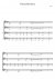 Three blind mice - Piano Sheet