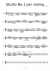 Studio No.1 per violino - Piano Sheet