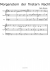 Morgenstern der finstern Nacht - Piano Sheet