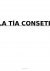 la tía consete - Piano Sheet