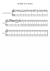 melody in A minor - Piano Sheet