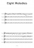 Eight Melodies - Piano Sheet