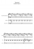 Tsunami - Piano Sheet