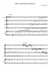 Choir and Violin practice - Piano Sheet