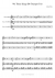 We Three Kings Bb Trumpet Trio - Piano Sheet