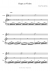 Harpe et violon - Piano Sheet