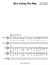 She's Coming This Way - Piano Sheet