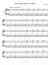 Three Sketches in E Minor - Piano Sheet