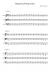 Beginning String Scales - Piano Sheet