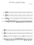 The Flowers, Quickly Fading - Piano Sheet
