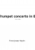 Haydn Trumpet Concerto in Eb. No. 3 (incomplete) - Piano Sheet