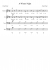 A Winter Night - Piano Sheet