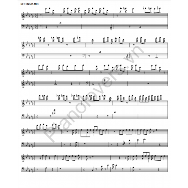 Butterfly - Bts - Piano Sheet