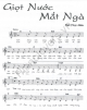 Giọt Nước Mắt Ngà - Ngô Thụy Miên - Sheet Music