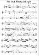 Kết Thúc Không Bất Ngờ - Sheet Music