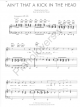 Aint That A Kick in The Head - Robbie Williams - Piano Sheet