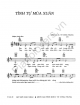 Tình Tự Mùa Xuân - Từ Công Phụng - Sheet Music