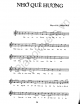 Nhớ Quê Hương - Phạm Ngữ - Sheet Music