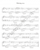 Missing You - Piano Sheet