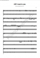 All I Want Is U - U2 - Piano Sheet
