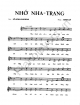 Nhớ Nha Trang - Hồ Đình Phương - Minh Kỳ - Sheet Music