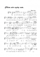 Chim Sáo Ngày Xưa - Nhất Sinh - Sheet Music