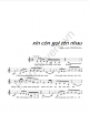 Xin Còn Gọi Tên Nhau - Trường Sa - Sheet Music
