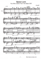 Space Love (You Who Came From The Stars OST) - Piano Sheet