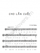 Cho Lần Cuối - Lê Uyên Phương - Sheet Music