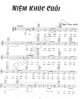 Niệm Khúc Cuối - Ngô Thụy Miên - Sheet Music