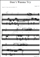 Dont Wanna Try - Tae Yang - Piano Sheet