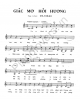 Giấc Mơ Hồi Hương - Vũ Thành - Sheet Music