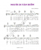 Người Di Tản Buồn - Nam Lộc - Sheet Music