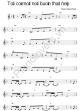 Tôi Có Một Nổi Buồn Thật Đẹp - Sheet Music