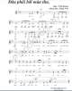 Đâu Phải Bởi Mùa Thu - ý thơ Giáng Vân - nhạc Phú Quang - Sheet Music