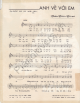 Anh Về Với Em - Sheet Music