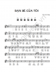 Bạn Bè Của Tôi - Phan Văn Hưng - Sheet Music